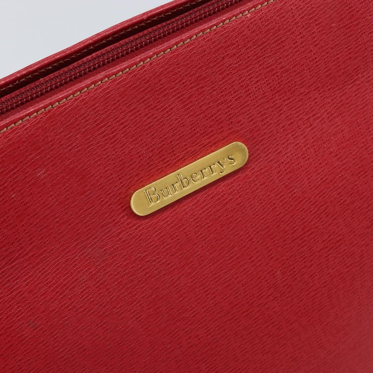 Burberry Vintage Tote Bag Leather Red Leather Tote Bag