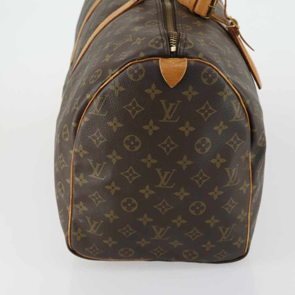 Louis Vuitton Keepall Bag Monogram Canvas Brown Canvas Travel Bag
