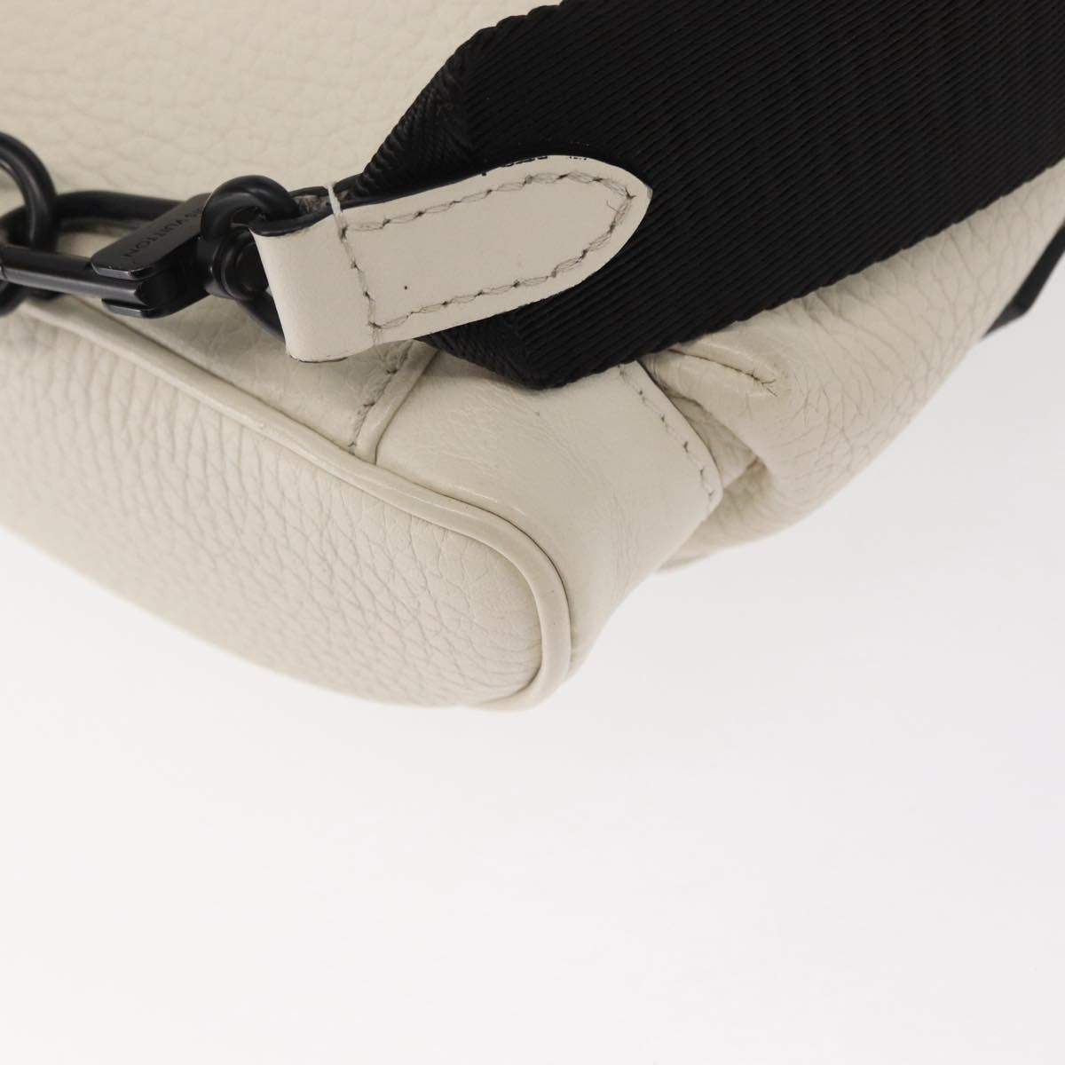 Louis Vuitton Christopher Backpack Taurillon Leather White Leather Shoulder Bag