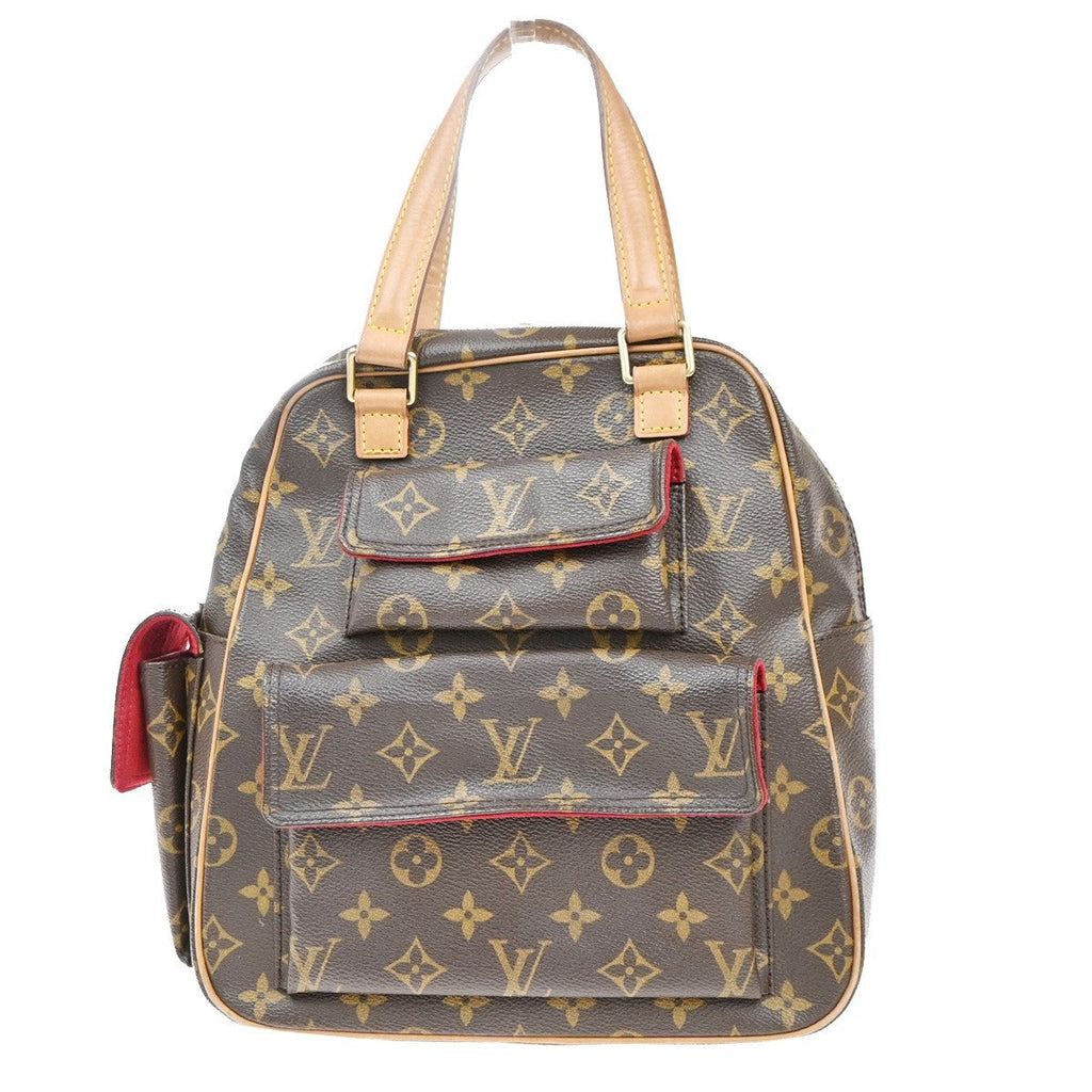 Louis Vuitton Excentri-Cite Handbag Monogram Canvas Brown Canvas Handbag