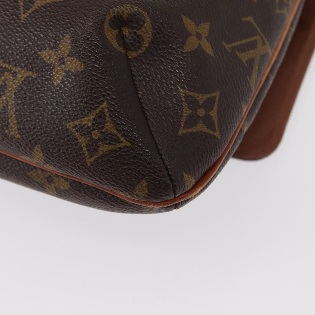 Louis Vuitton Musette Salsa Handbag Monogram Canvas Brown Canvas Shoulder Bag