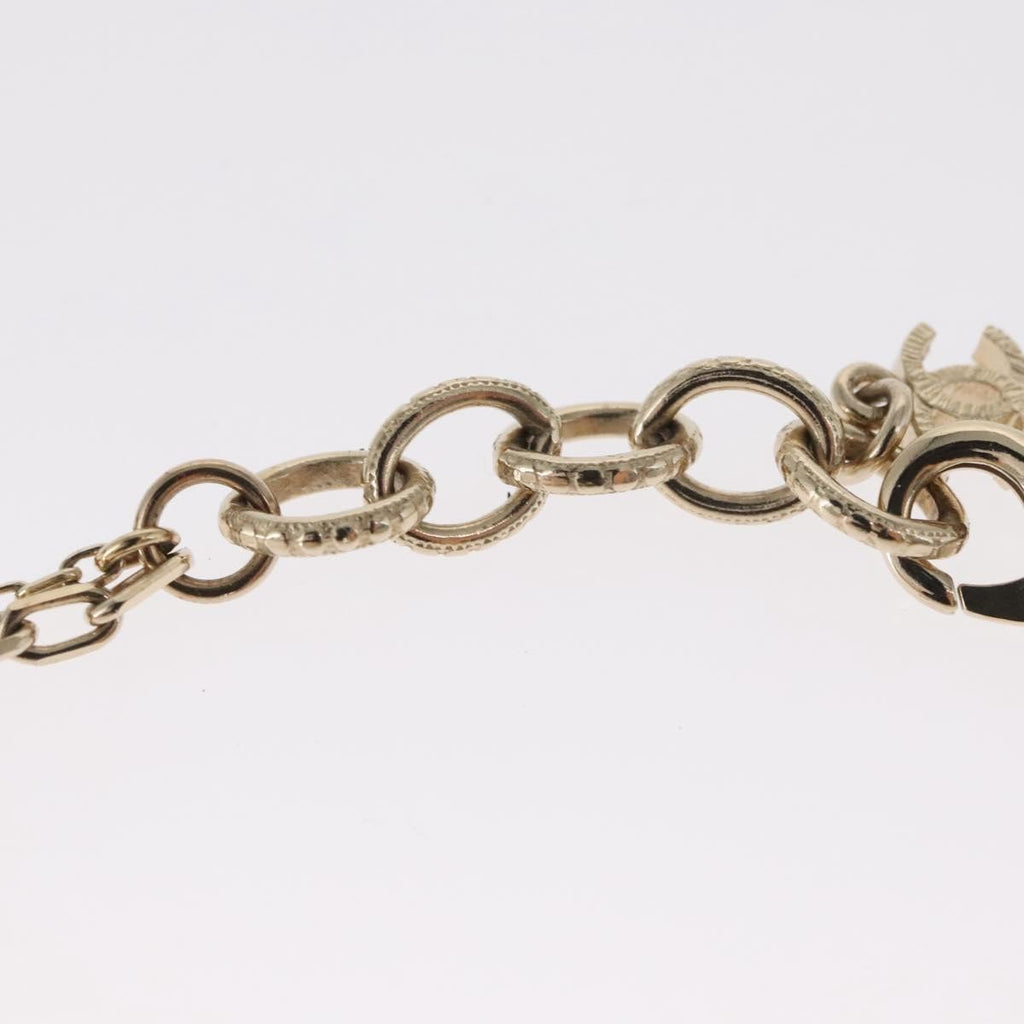 Chanel I Love Chanel Bracelet Metal With Resin Gold Metal Bracelet Jewelry