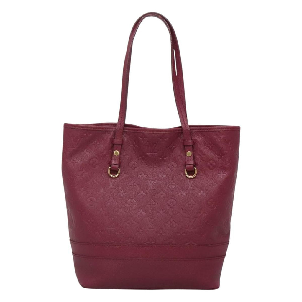 Louis Vuitton Citadine Handbag Monogram Empreinte Leather Purple Leather Tote Bag