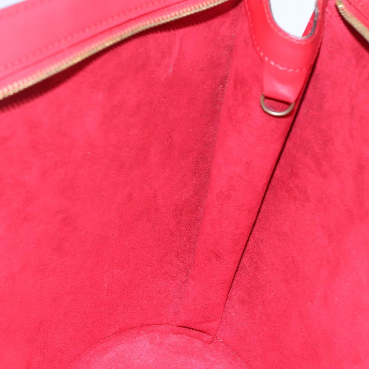 Louis Vuitton Saint Jacques Handbag Epi Leather Red Leather Shoulder Bag