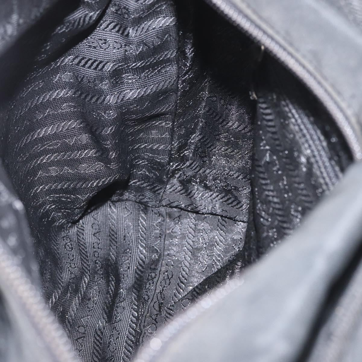 Prada Vintage Zip Tote Tessuto Black Nylon Tote Bag Bag
