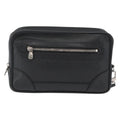 Louis Vuitton Pavel Handbag Taiga Leather Black Leather Clutche & Pouche Bag