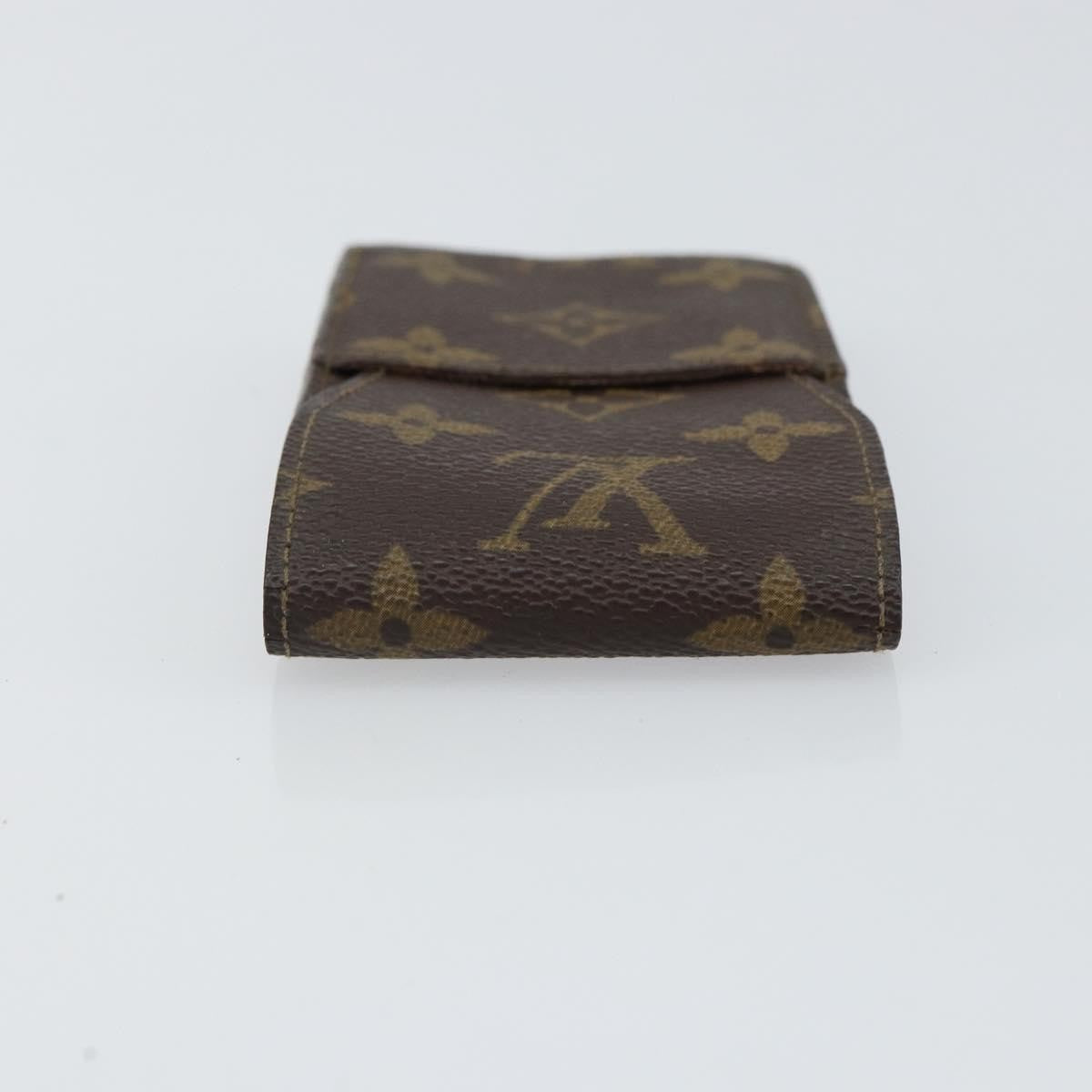 Louis Vuitton Etui Cigarette Case Monogram Canvas Brown Canvas Wallets Accessory