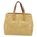 Louis Vuitton Reade Handbag Monogram Vernis Beige Patent_Leather Handbag