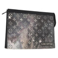 Louis Vuitton Pochette Voyage Monogram Eclipse Canvas Gray Canvas Clutche & Pouche Bag