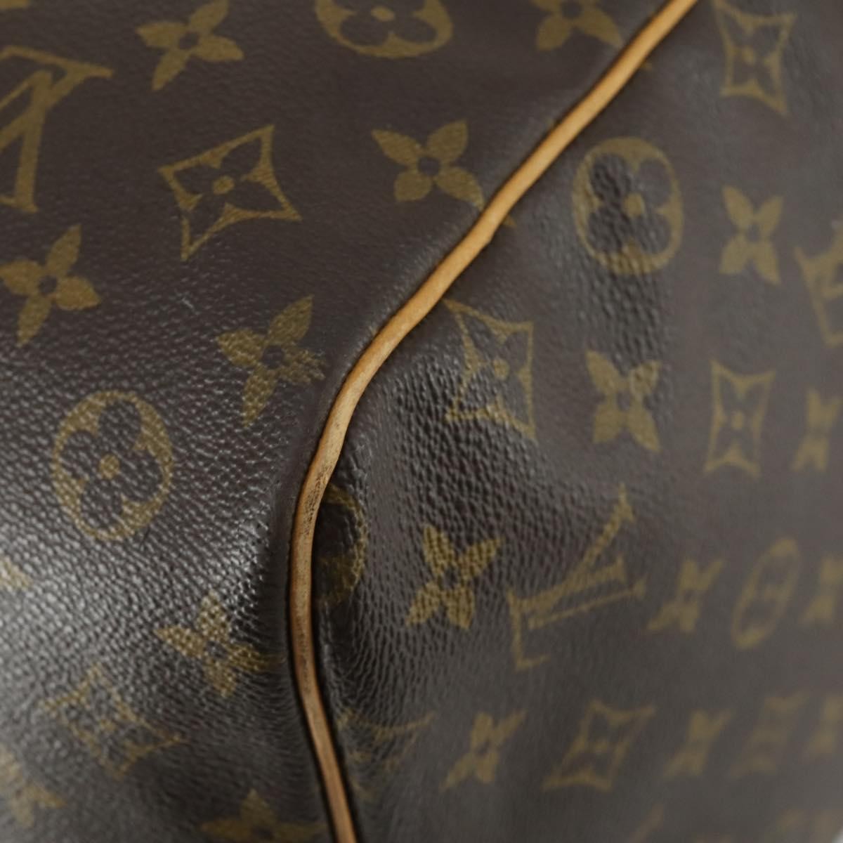 Louis Vuitton Keepall Bag Monogram Canvas Brown Canvas Travel Bag