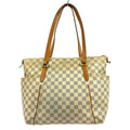 Louis Vuitton Totally Handbag Damier Azur White Canvas Tote Bag