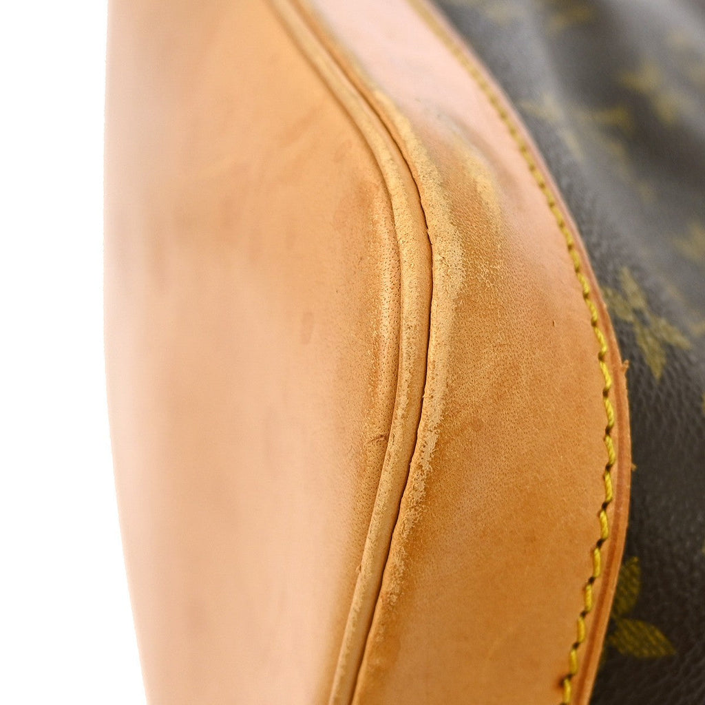 Louis Vuitton Alma Handbag Monogram Canvas Brown Canvas Handbag