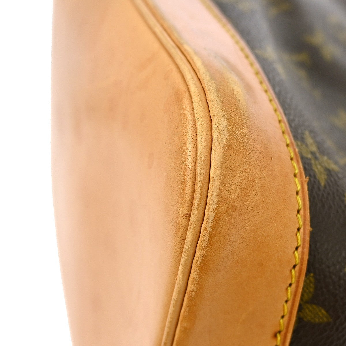 Louis Vuitton Alma Handbag Monogram Canvas Brown Canvas Handbag