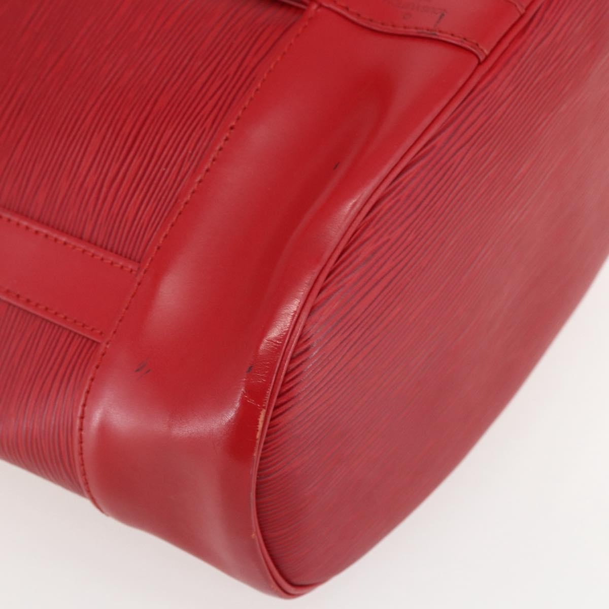 Louis Vuitton Randonnee Backpack Epi Leather Red Leather Shoulder Bag