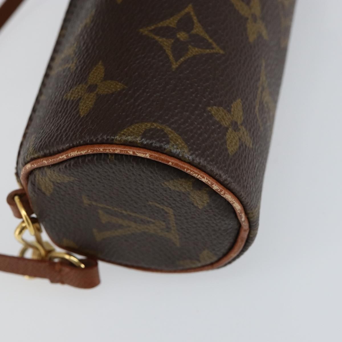 Louis Vuitton Papillon Pochette Monogram Canvas Brown Canvas Clutche & Pouche Bag