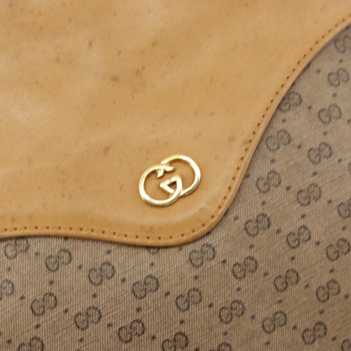 Gucci Micro Gg Supreme Shoulder Bag Gg Canvas Beige Pvc Shoulder Bag Bag (Pre-Owned)