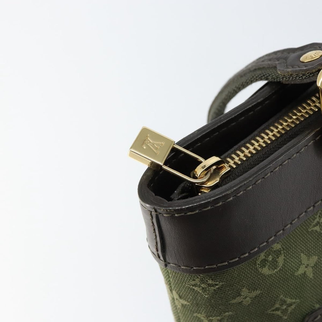 Louis Vuitton Lucille Handbag Mini Lin Khaki Canvas Handbag