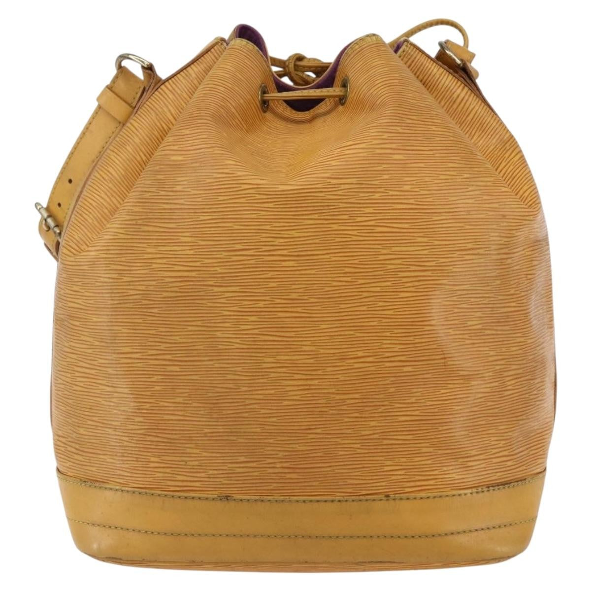 Louis Vuitton Petit Noe Nm Handbag Epi Leather Yellow Leather Shoulder Bag