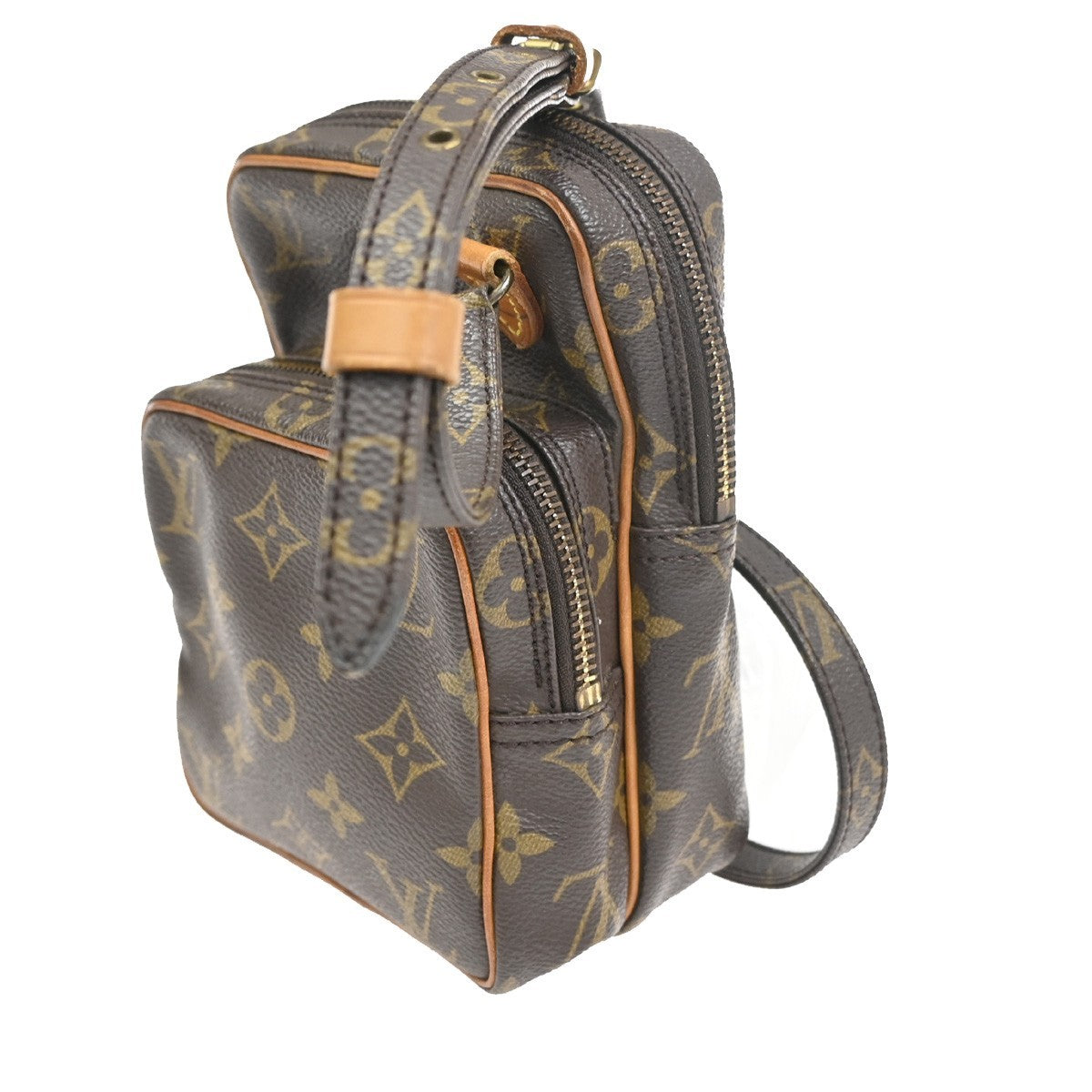 Louis Vuitton Amazone Bag Monogram Canvas Brown Canvas Shoulder Bag