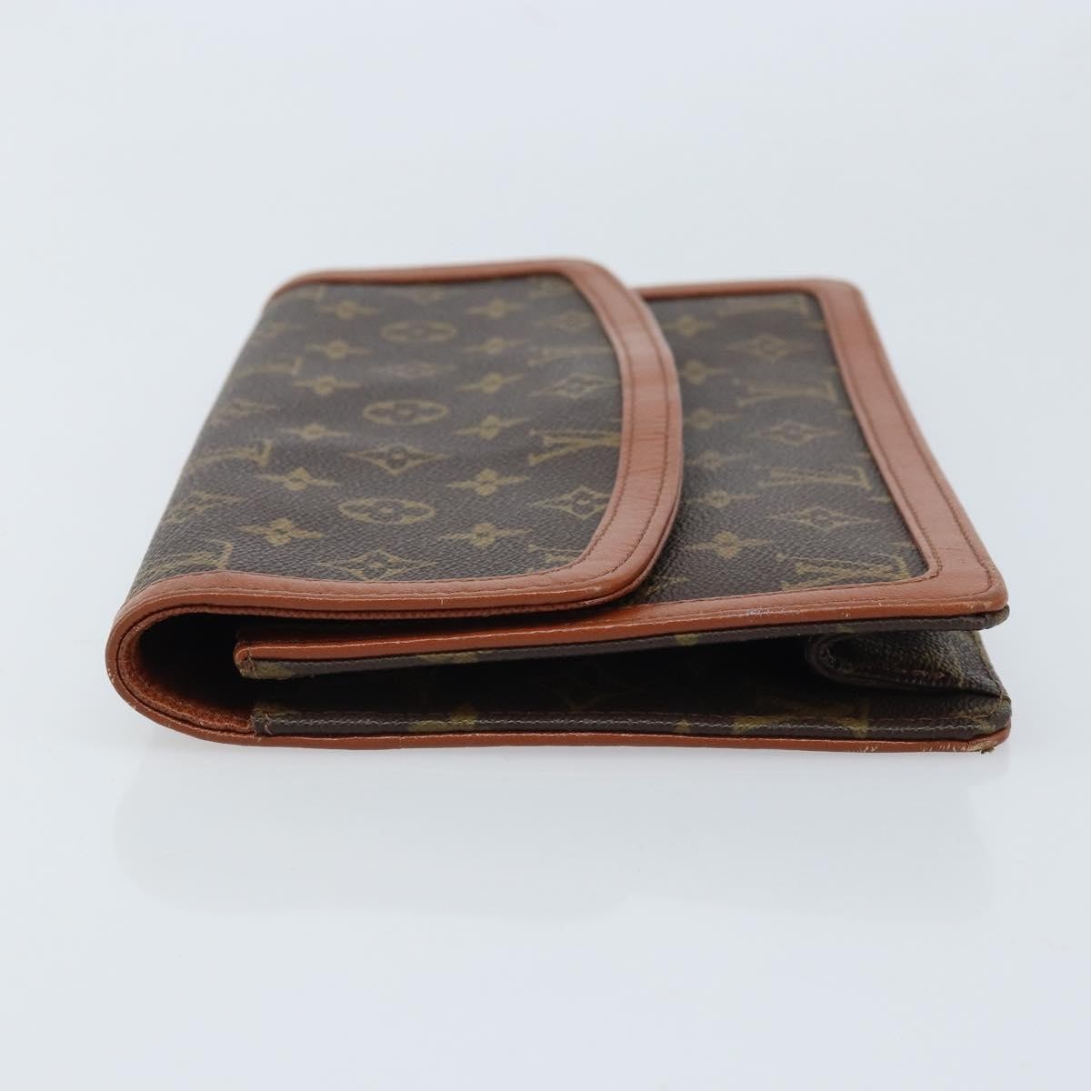 Louis Vuitton Dame Pochette Monogram Canvas Brown Canvas Clutche & Pouche Bag