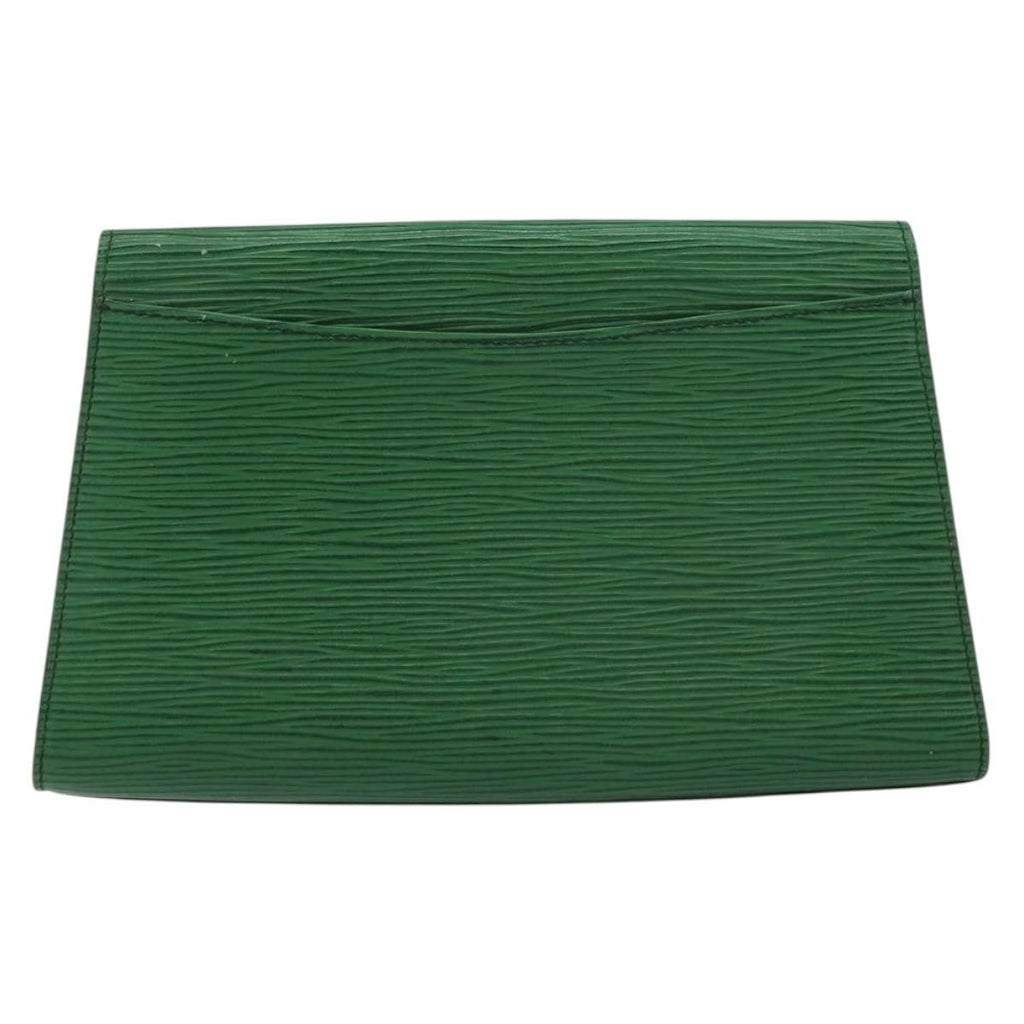Louis Vuitton Art Deco Clutch Epi Leather Green Leather Clutche & Pouche Bag