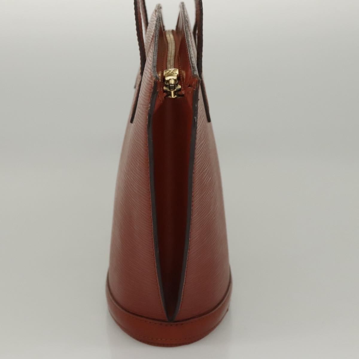 Louis Vuitton Saint Jacques Handbag Epi Leather Brown Leather Handbag