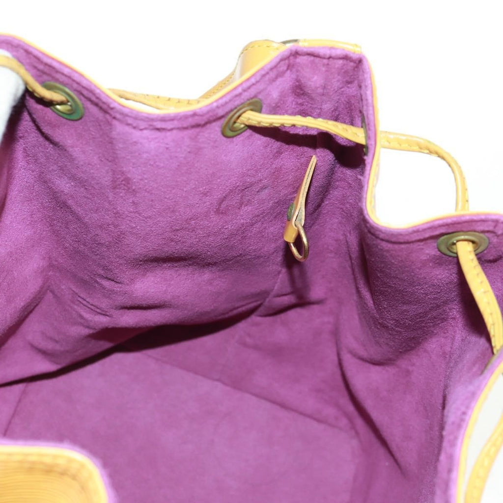Louis Vuitton Petit Noe Handbag Epi Leather Yellow Leather Shoulder Bag