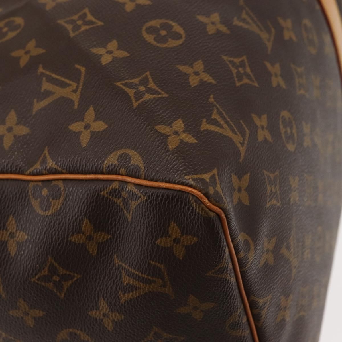 Louis Vuitton Keepall Bag Monogram Canvas Brown Canvas Travel Bag
