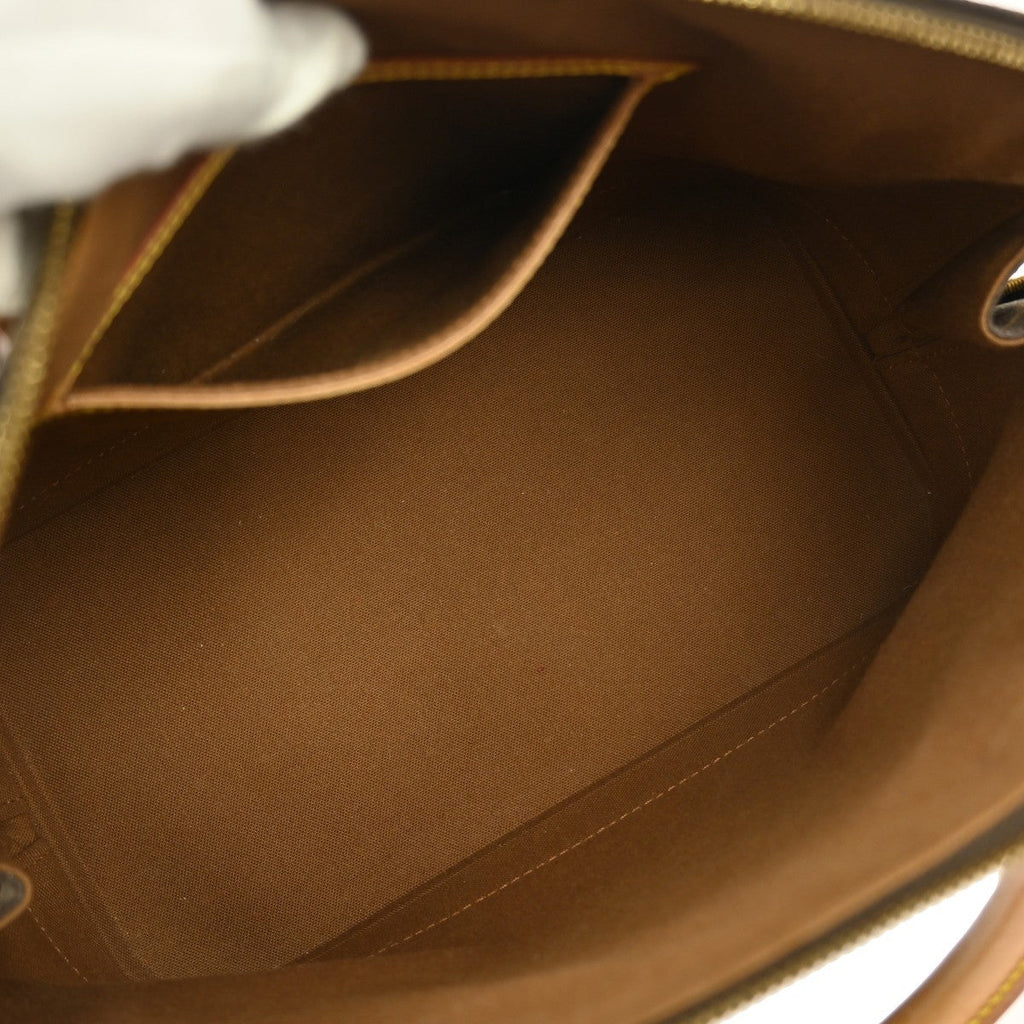 Louis Vuitton Alma Handbag Monogram Canvas Brown Canvas Handbag