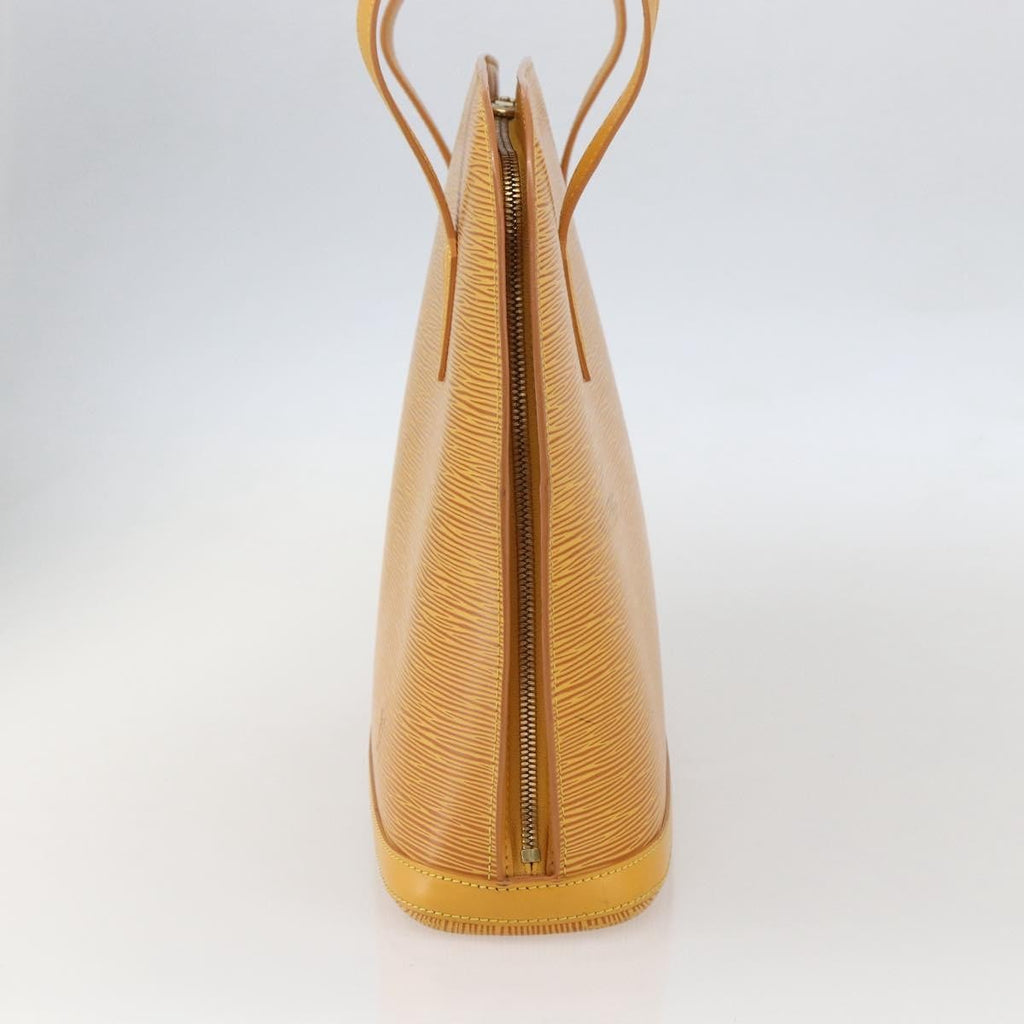Louis Vuitton Lussac Handbag Epi Leather Yellow Leather Shoulder Bag