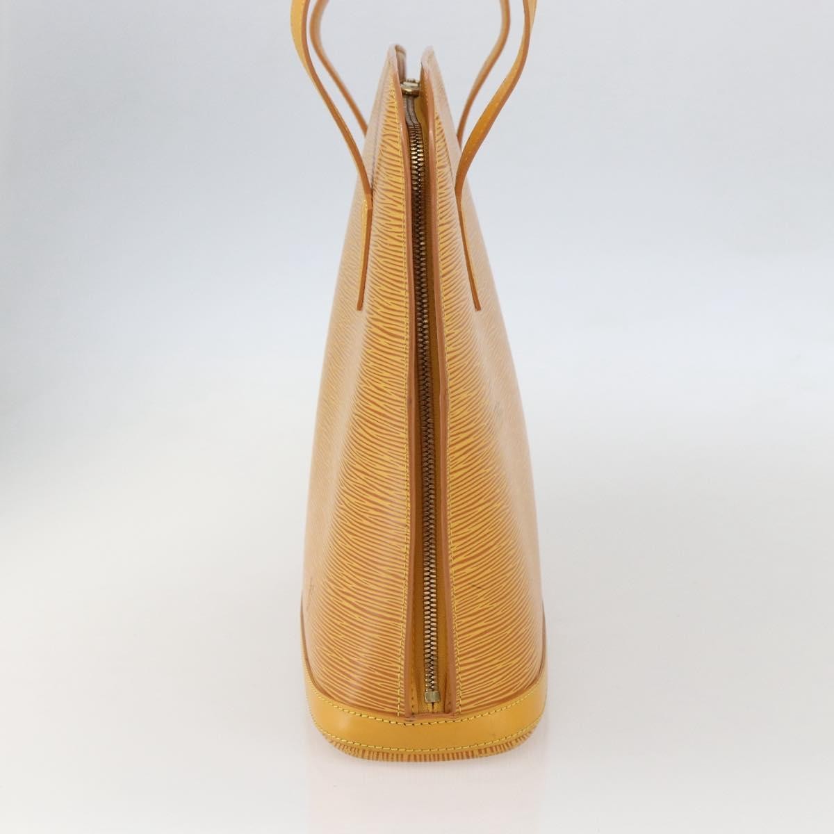 Louis Vuitton Lussac Handbag Epi Leather Yellow Leather Shoulder Bag