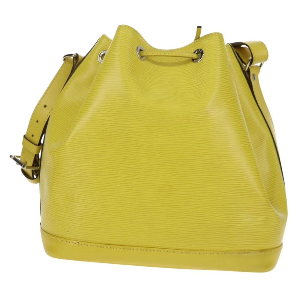Louis Vuitton Petit Noe Handbag Epi Leather Green Leather Shoulder Bag