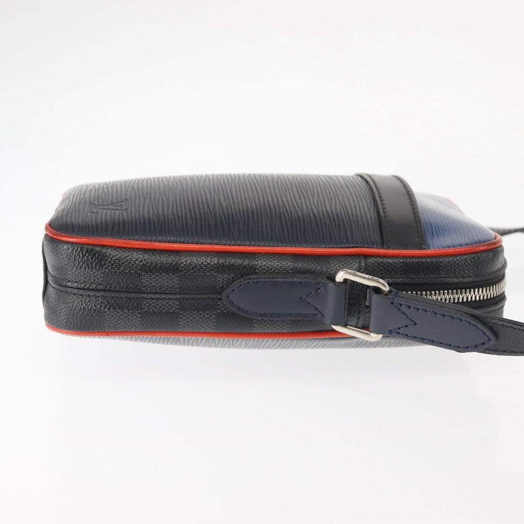 Louis Vuitton Danube Handbag Epi Leather Navy Leather Bag