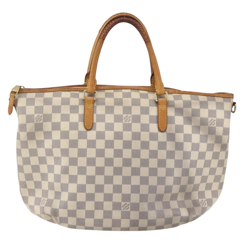 Louis Vuitton Riviera Handbag Damier White Canvas Handbag