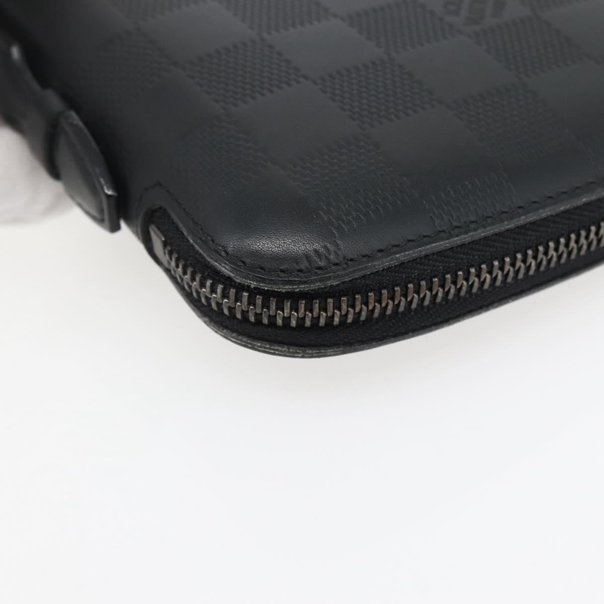 Louis Vuitton Organiser Atholl Leather Black Leather Bag