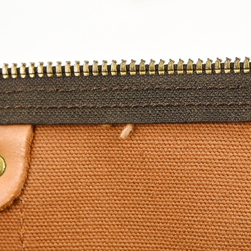 Louis Vuitton Keepall Bag Monogram Canvas Brown Canvas Travel Bag