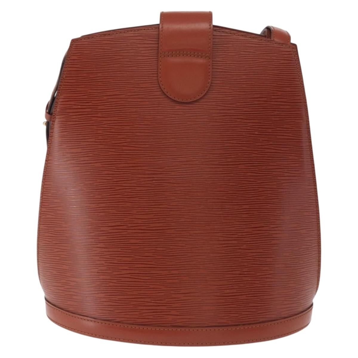 Louis Vuitton Cluny Shoulder Bag Epi Leather Brown Leather Shoulder Bag