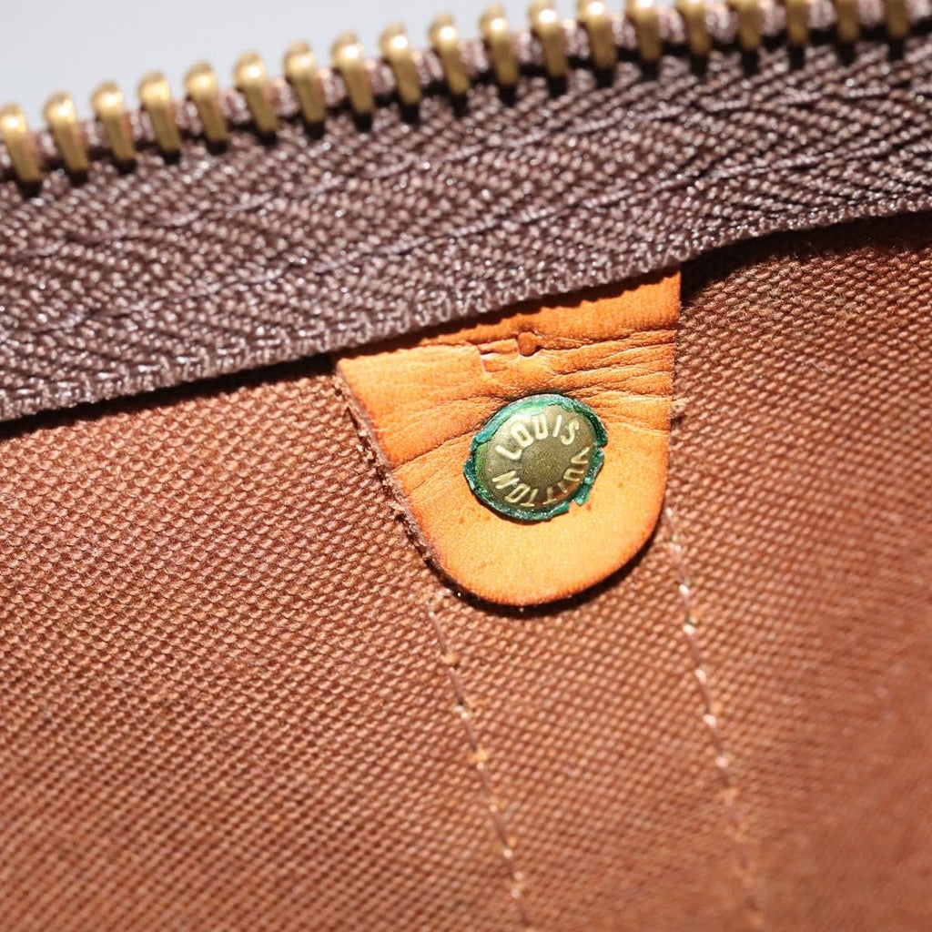 Louis Vuitton Keepall Bandouliere Bag Monogram Canvas Brown Canvas Travel Bag