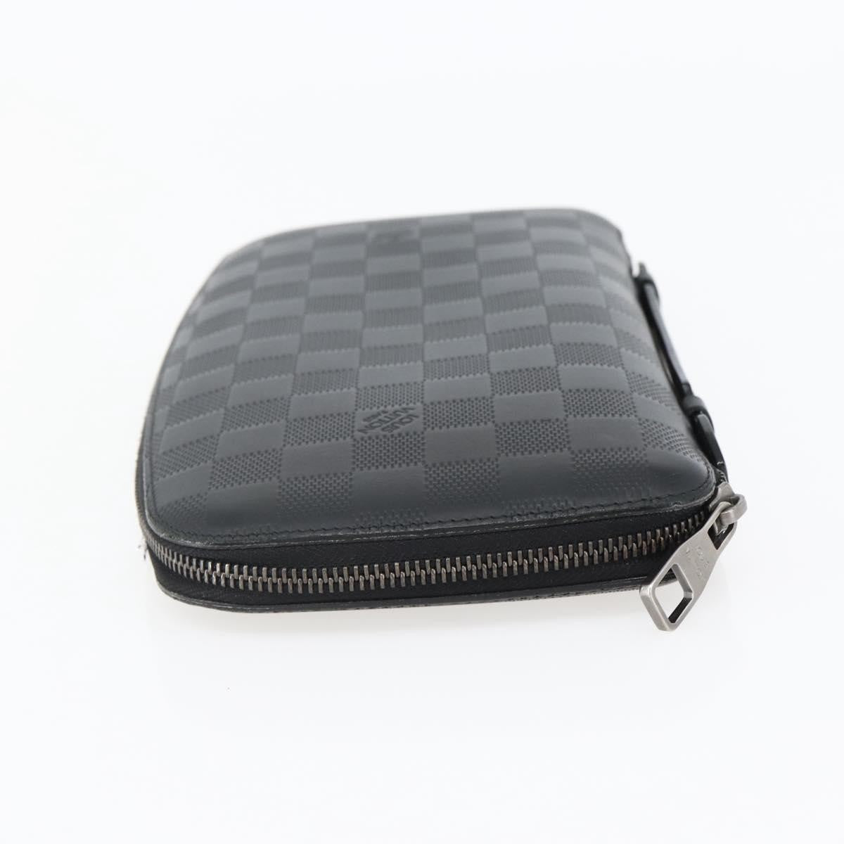 Louis Vuitton Organiser Atholl Leather Black Leather Bag