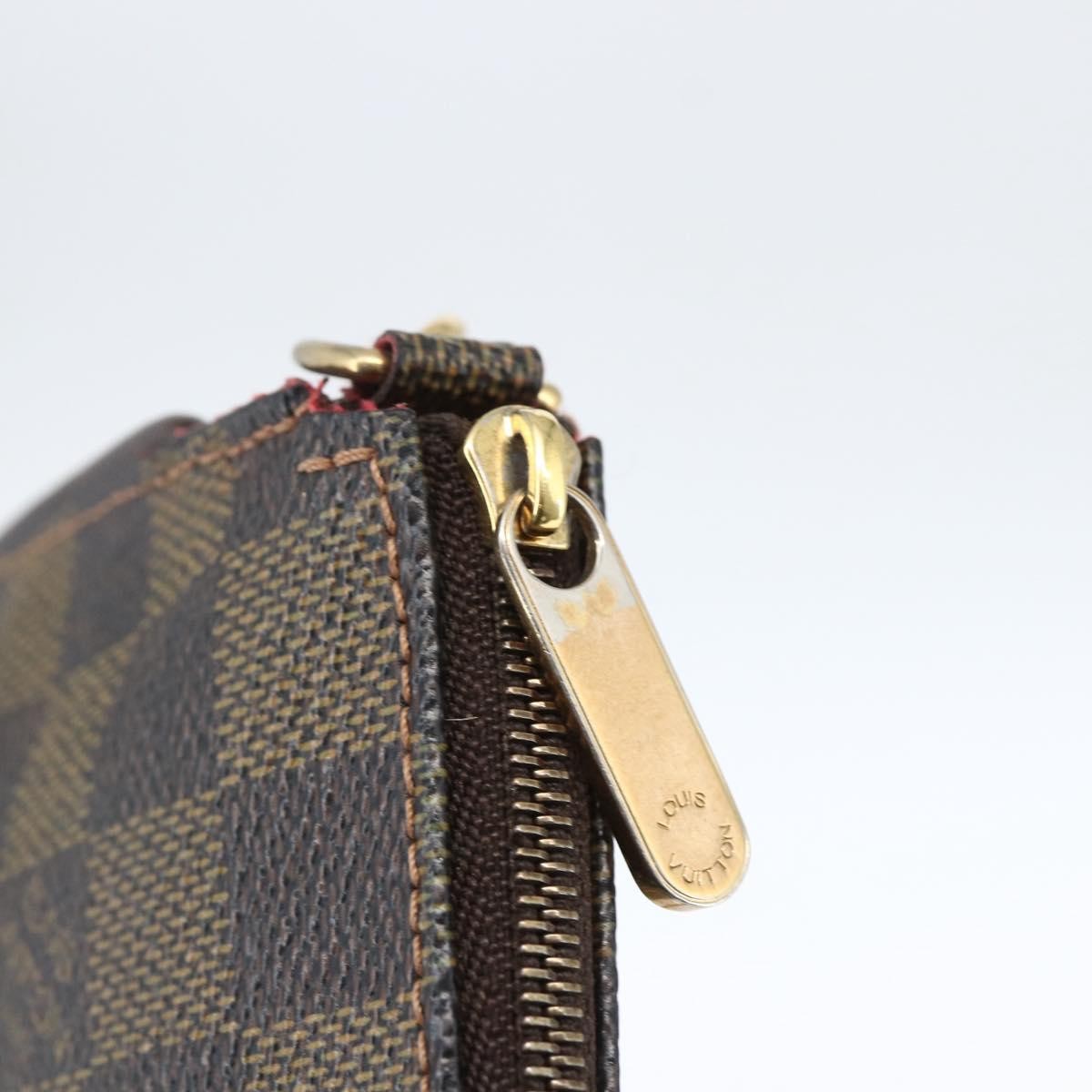 Louis Vuitton Sophie Handbag Damier Brown Canvas Clutche & Pouche Bag