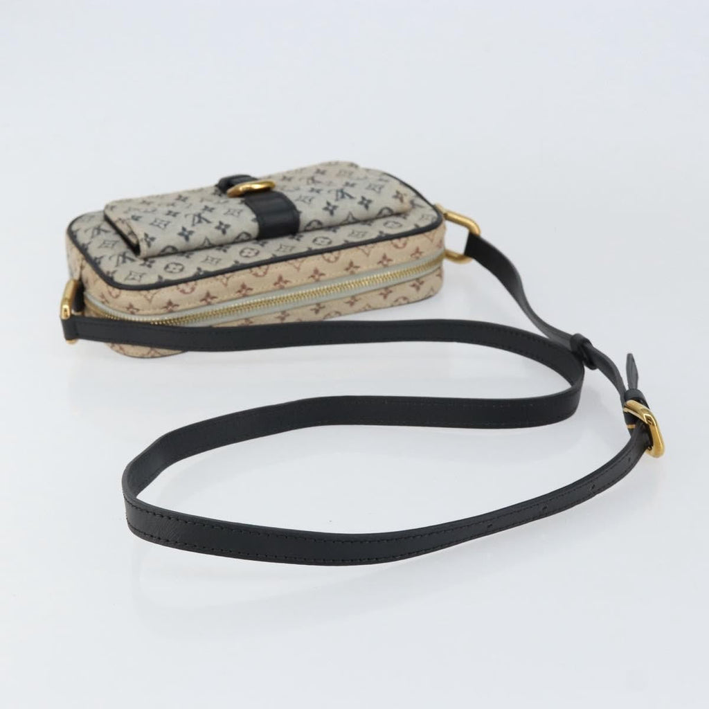 Louis Vuitton Juliette Crossbody Bag Mini Lin Blue Canvas Shoulder Bag