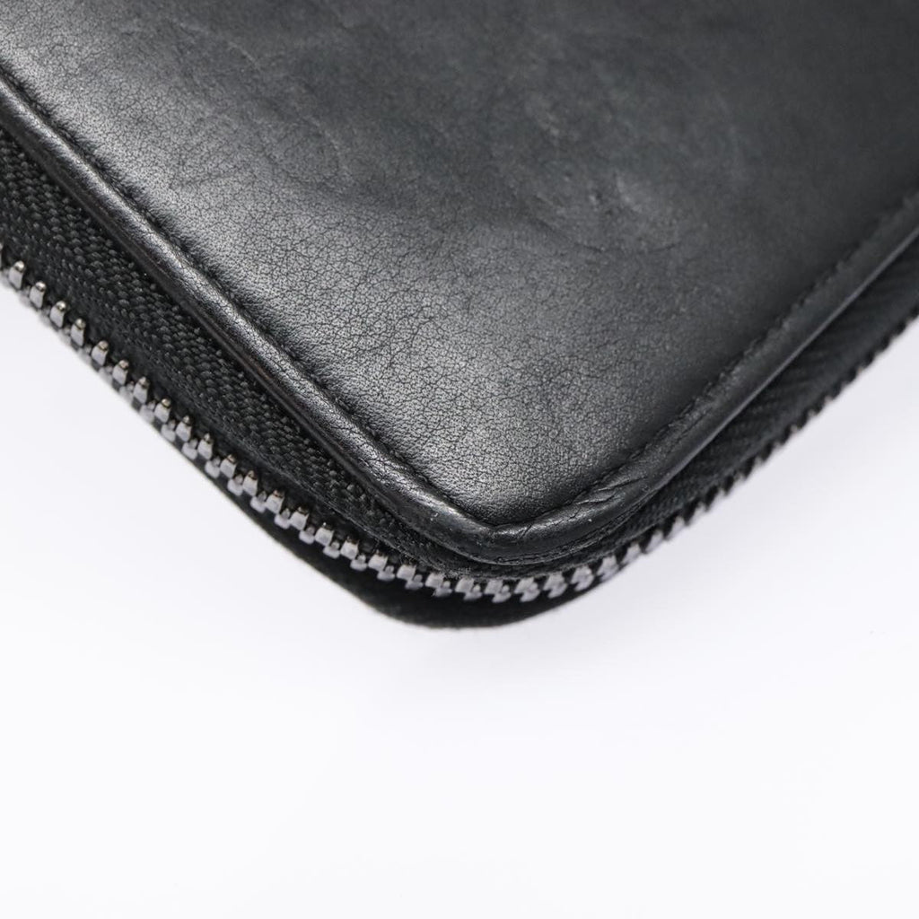 Louis Vuitton Zippy Wallet Vertical Monogram Shadow Leather Black Leather Wallets Accessory
