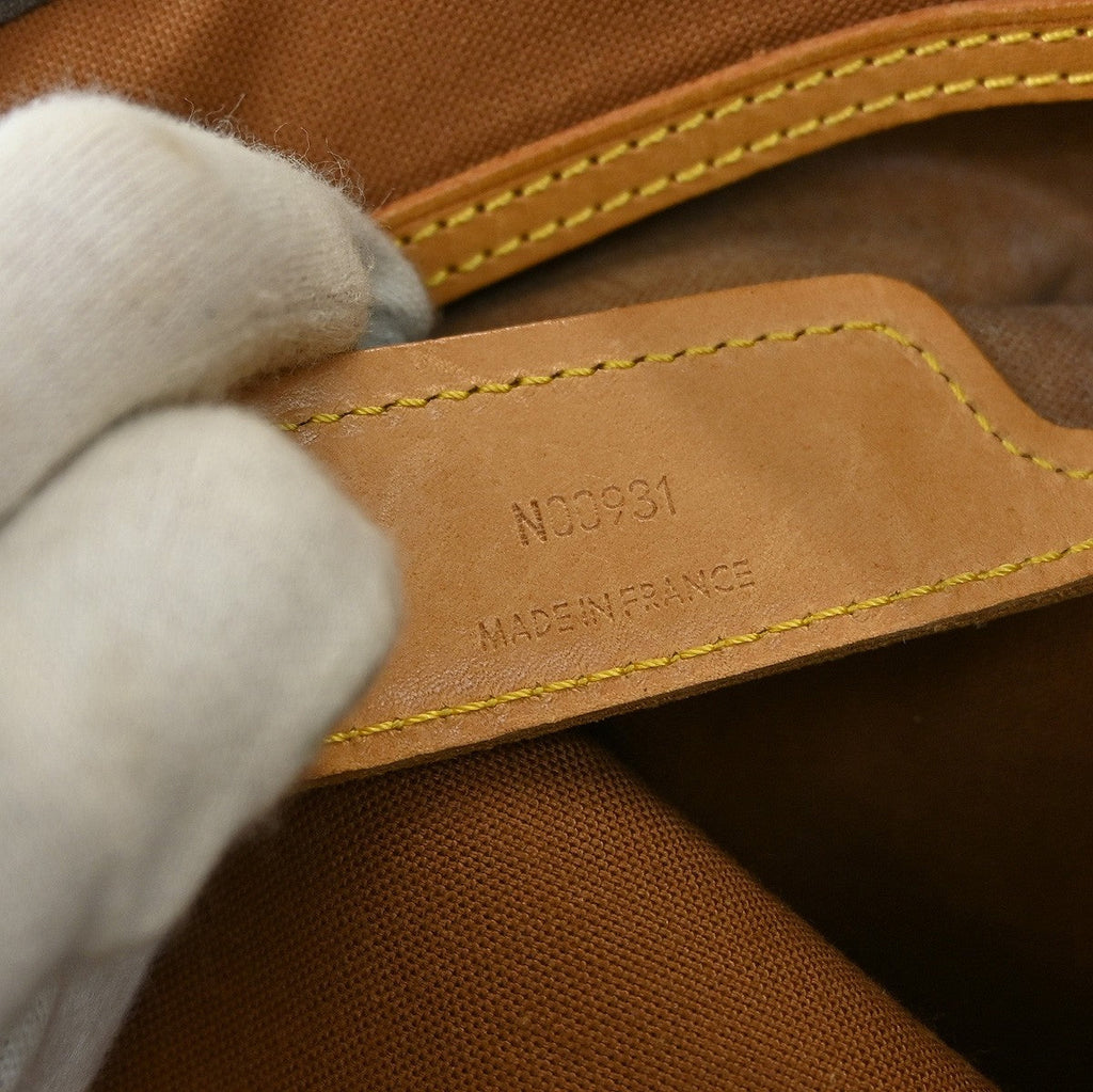 Louis Vuitton Flanerie Handbag Monogram Canvas Brown Canvas Shoulder Bag