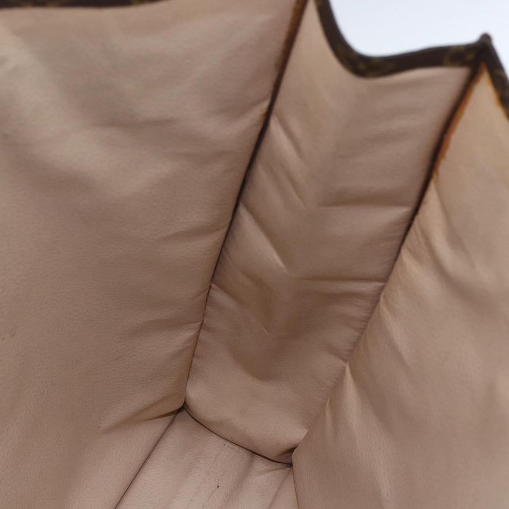 Louis Vuitton Sac Plat Bag Monogram Canvas Brown Canvas Tote Bag