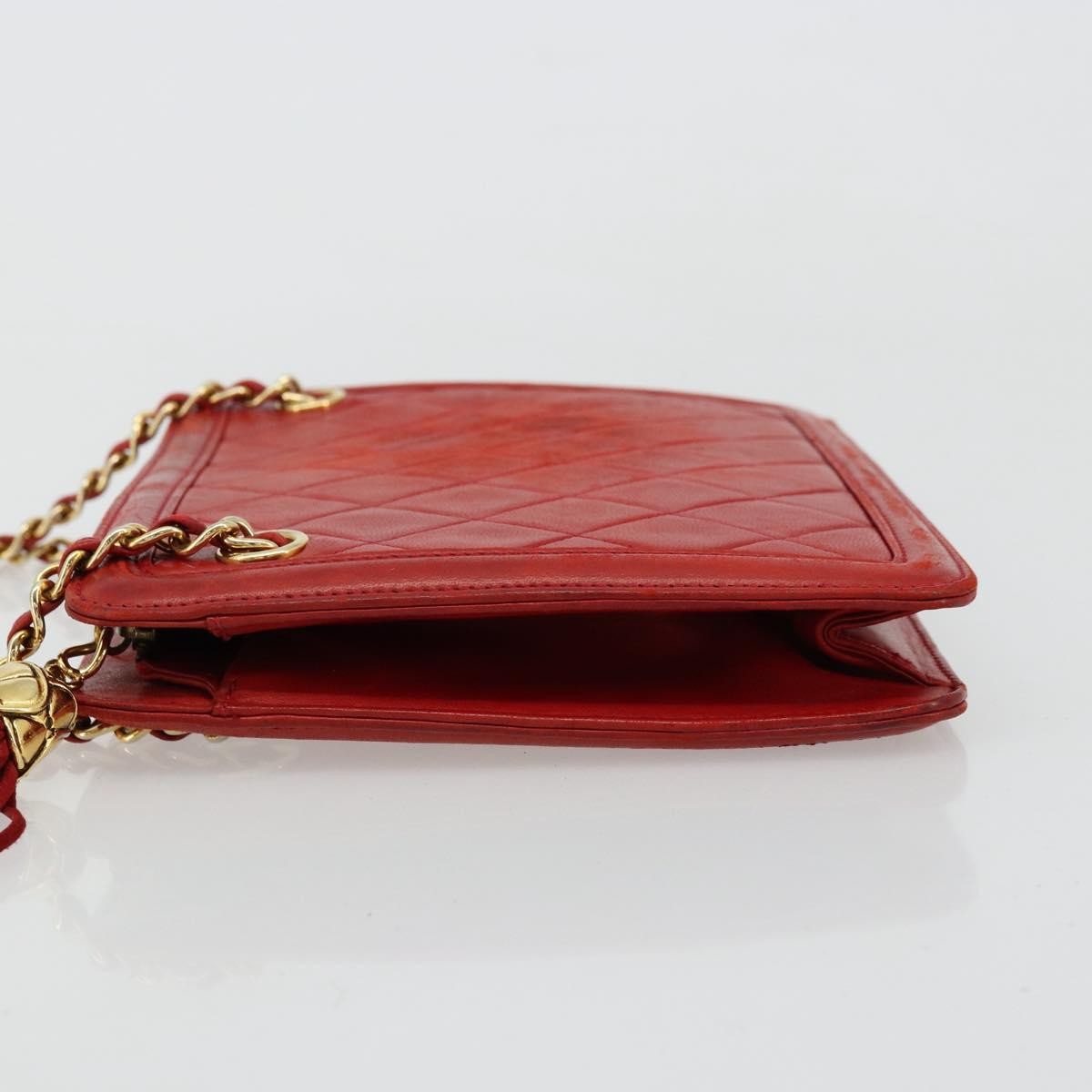 Chanel Chain Clutch Leather Multicolour Leather Handbag