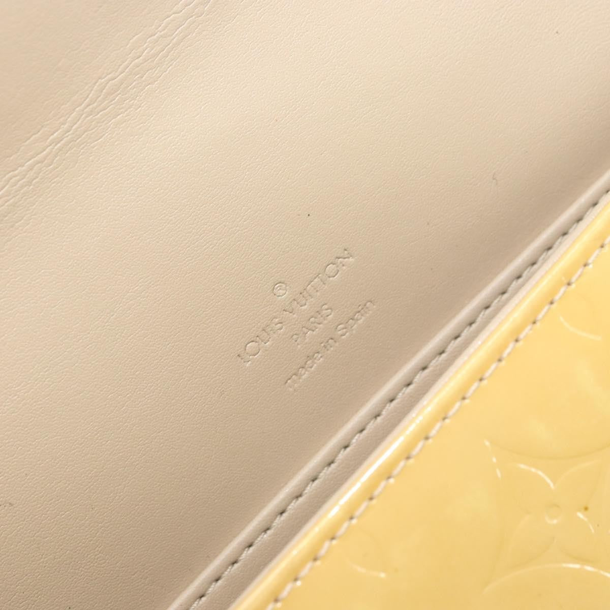 Louis Vuitton Thompson Street Handbag Monogram Vernis Beige Patent_Leather Shoulder Bag