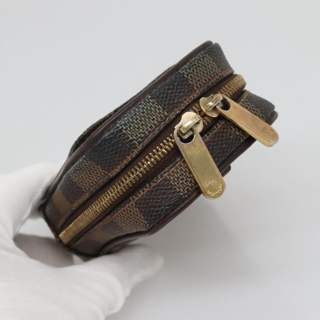 Louis Vuitton Etui Okapi Camera Case Damier Brown Canvas Bag