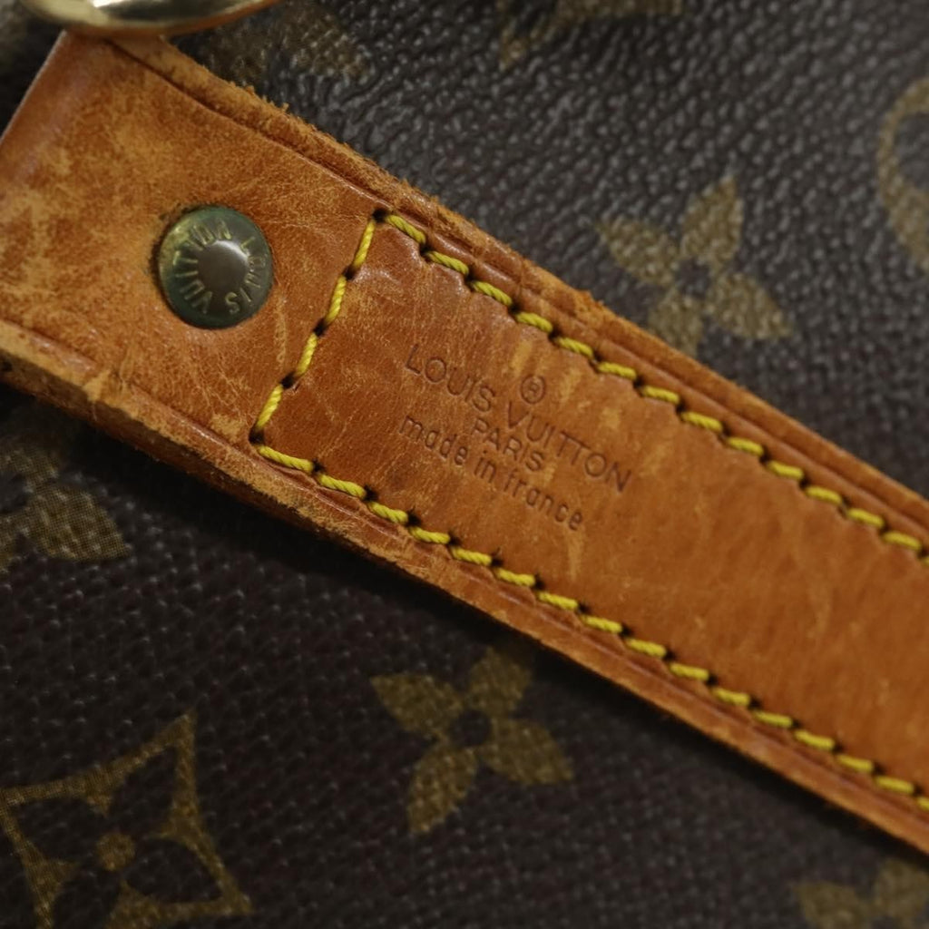 Louis Vuitton Keepall Bandouliere Bag Monogram Canvas Brown Canvas Travel Bag