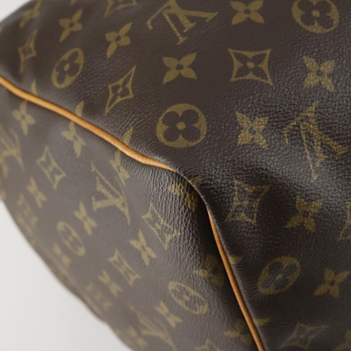 Louis Vuitton Keepall Bag Monogram Canvas Brown Canvas Travel Bag