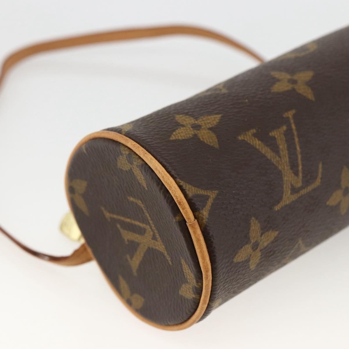 Louis Vuitton Papillon Pochette Monogram Canvas Brown Canvas Clutche & Pouche Bag